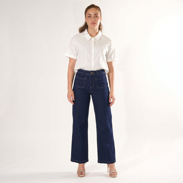 LEE  LADIES A-LINE WIDE FIT JEANS
