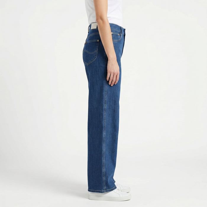 LEE LADIES A-LINE WIDE FIT JEANS
