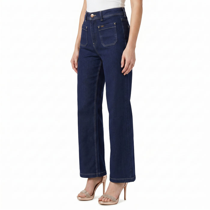LEE  LADIES A-LINE WIDE FIT JEANS