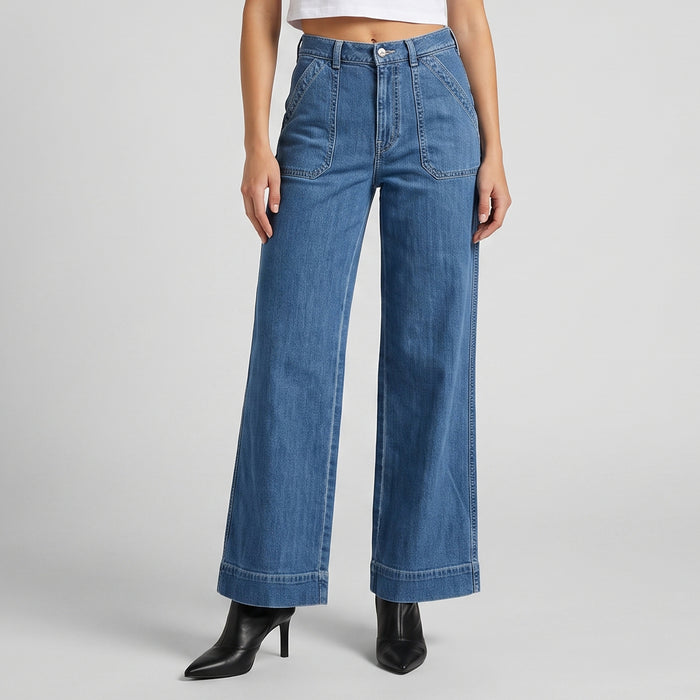 LEE LADIES BAGGY FIT DENIM JEANS