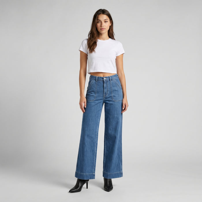 LEE LADIES BAGGY FIT DENIM JEANS