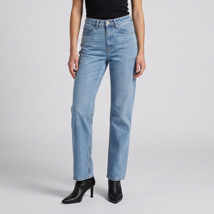 LEE LADIES CLASSIC STRAIGHT DENIM JEANS