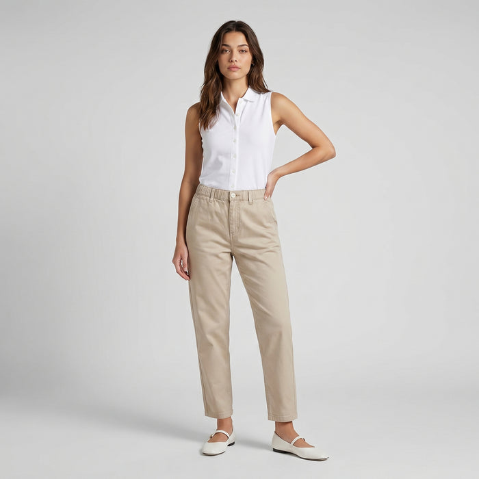LEE LADIES COMFORT STRAIGHT TROUSERS