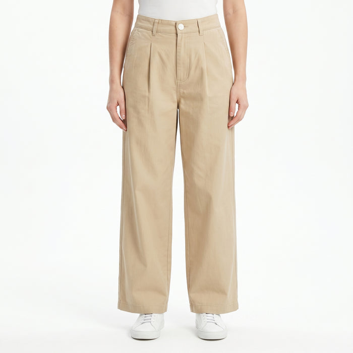 LEE LADIES HIGHWAIST COMFORT STRAIGHT TROUSERS