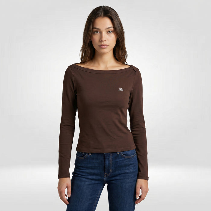 LEE LADIES MODIFIED LS ROUNDNECK
