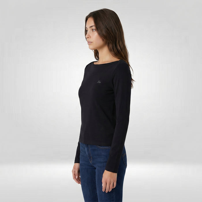 LEE LADIES MODIFIED LS ROUNDNECK