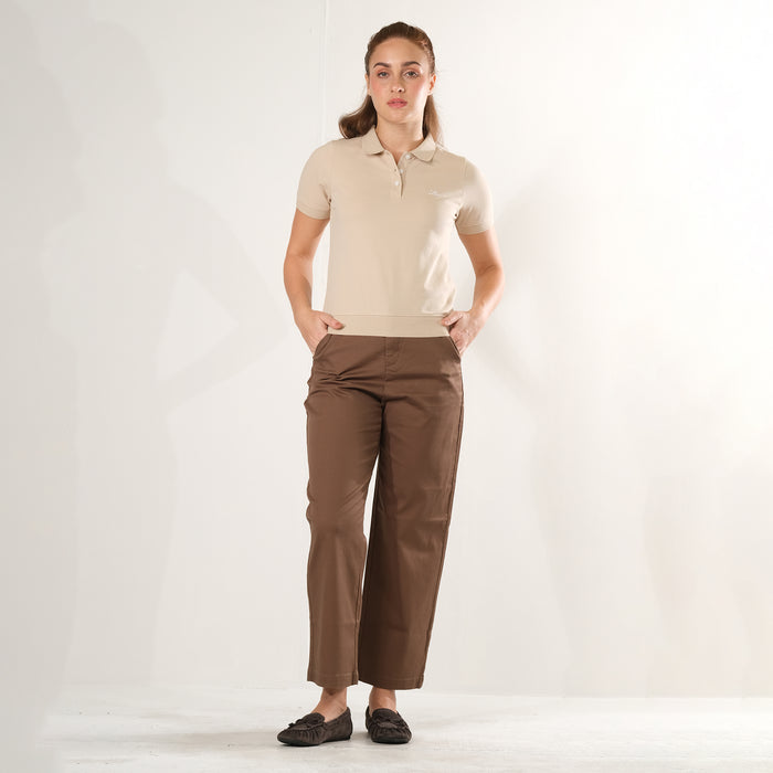 LEE LADIES SCRIPT LOGO POLO SHIRT