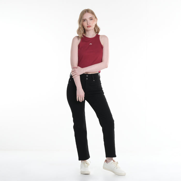 LEE LADIES SEMI CROPPED SLEEVELESS TOP