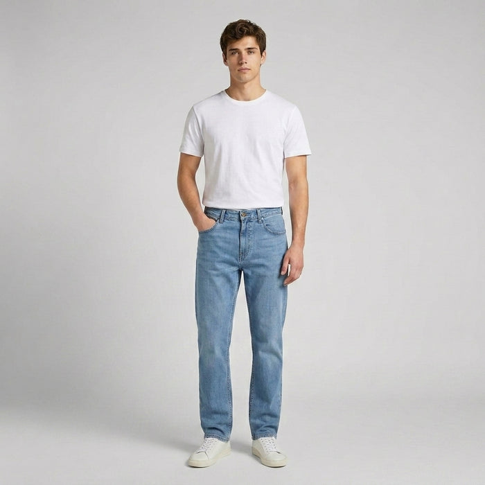 LEE MENS BROOKLYN STRAIGHT DENIM JEANS