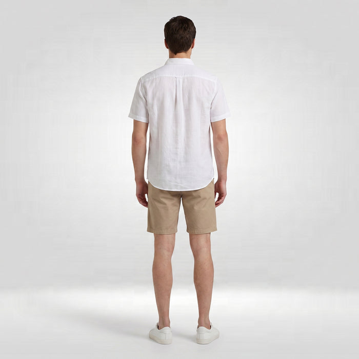 Lee Men's Button-Down Woven Polo with Functional Pocket