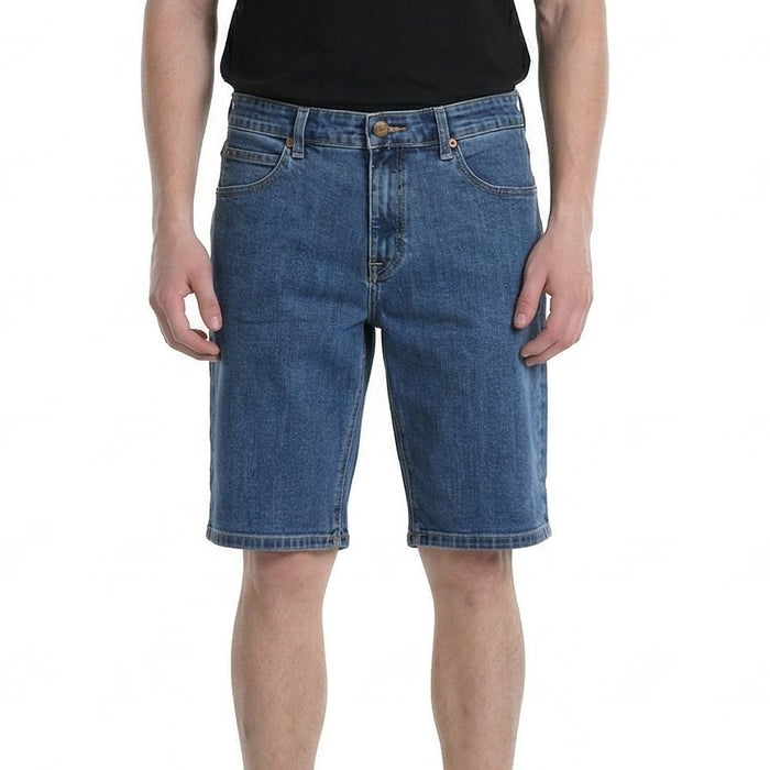 Lee Mens Denim Shorts in Blue Dog