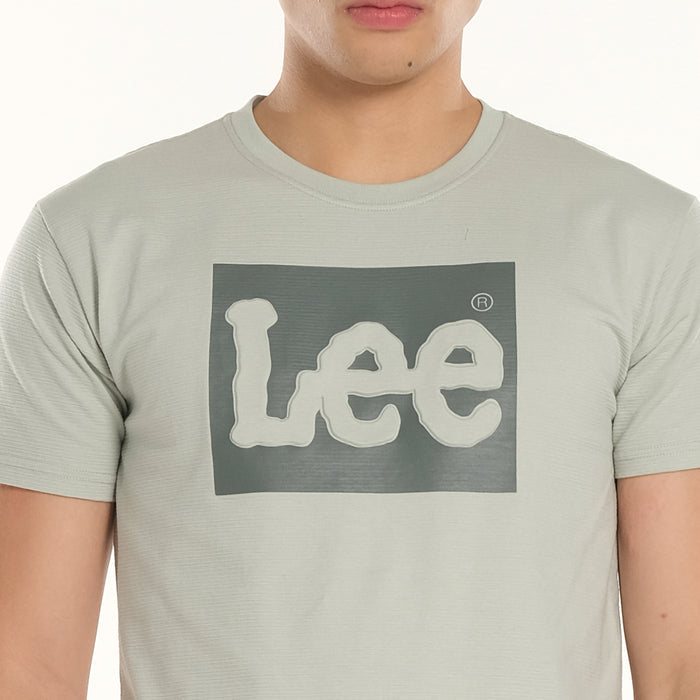 LEE MENS EMBOSSED BOX LOGO TEE