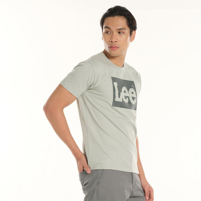 LEE MENS EMBOSSED BOX LOGO TEE