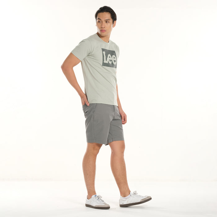 LEE MENS EMBOSSED BOX LOGO TEE