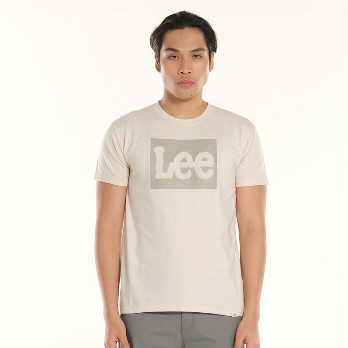 LEE MENS EMBOSSED BOX LOGO TEE