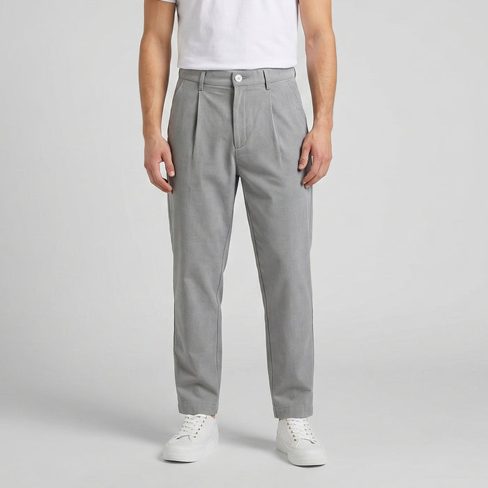 LEE MENS PLEATED COMFORT FIT TROUSER