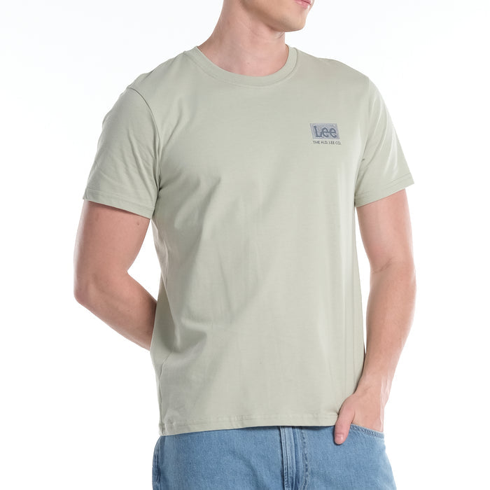 LEE MENS ROUND NECK TEE WITH HI-FREQUENCY LOGO PRINT