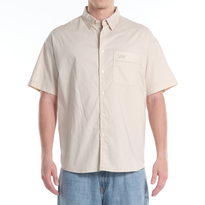 LEE MENS SHORT SLEEVE BUTTON DOWN POLO