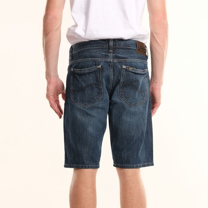 Lee  Mid Blue Mid Waist Denim Shorts