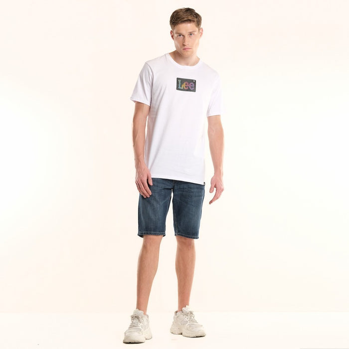Lee  Mid Blue Mid Waist Denim Shorts