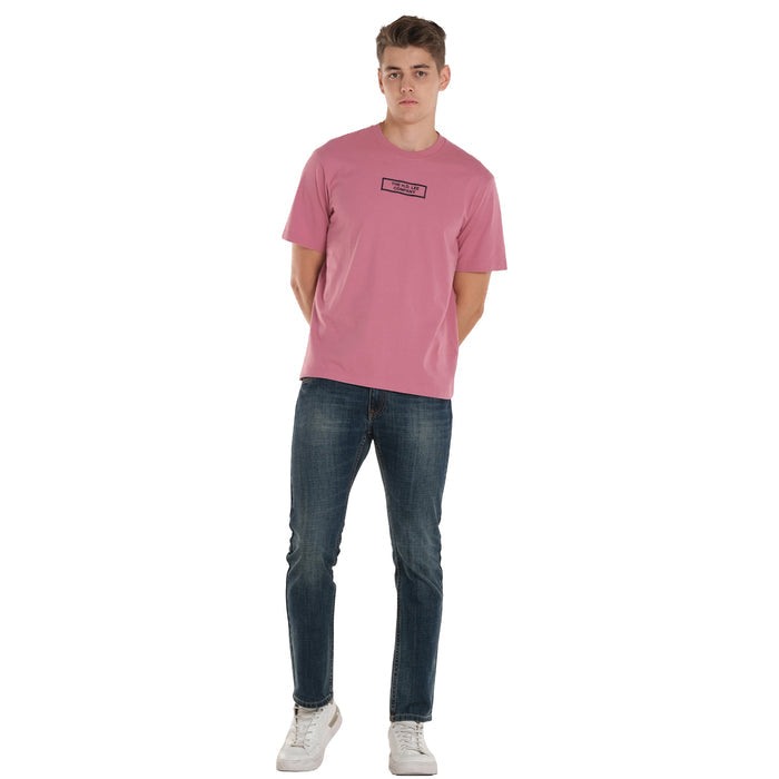 LEE POWELL FIT DENIM JEANS FOR MEN IN VINTAGE WORN