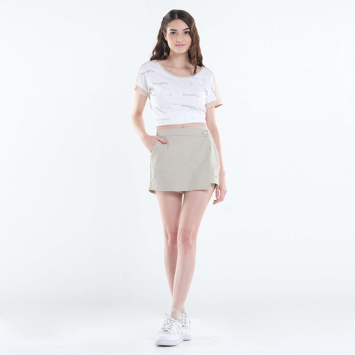 LEE WOMENS SINGLE BUTTON SKORT