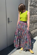 LEILA SKIRT | NIGHT RUBIX PRINT