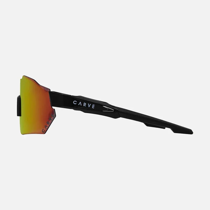 Level Up - Matte Black with Red Iridium Lens
