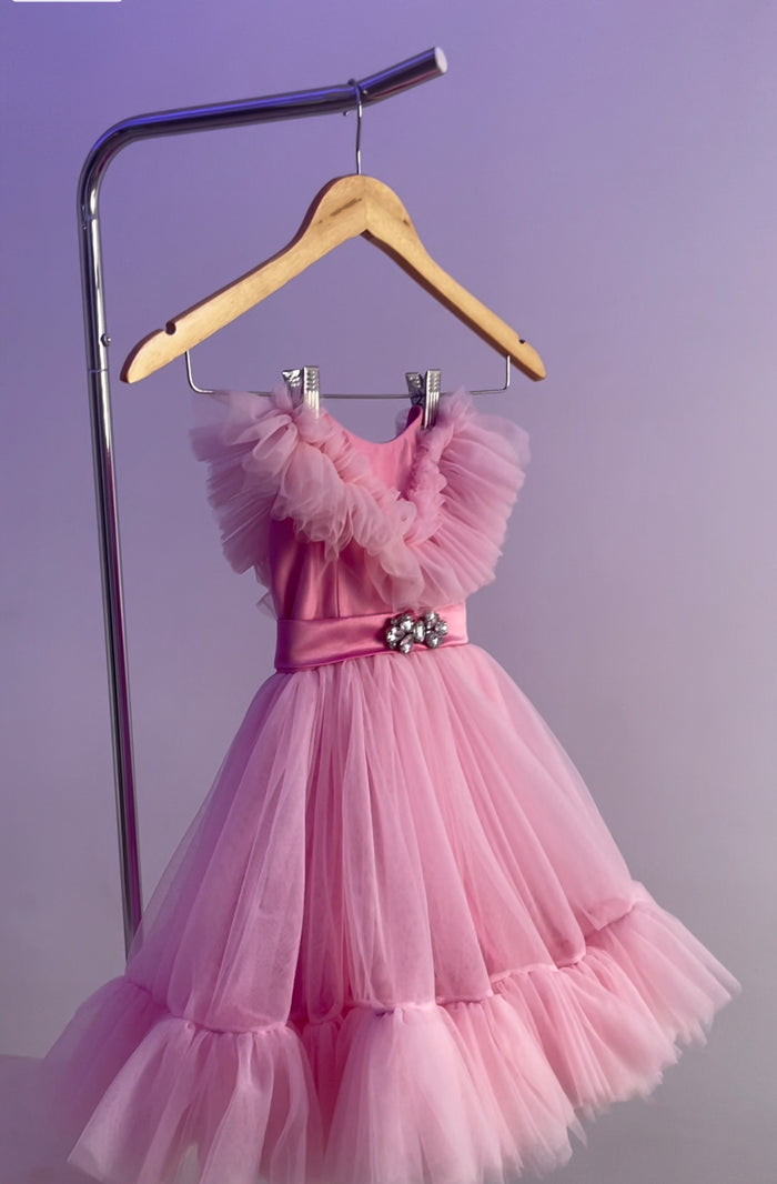 Little Angel Pink Tulle Dress - Dimaz