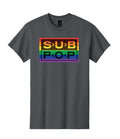 Logo Rainbow Tweed Blue T-Shirt