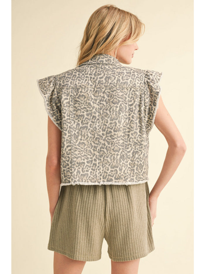 LOLA LEOPARD VEST