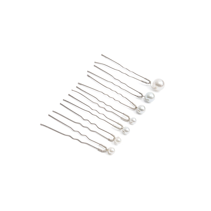 Lune Perlée Hair Pin Set