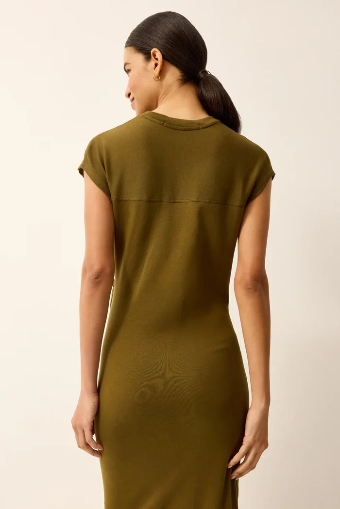 Ma115 Green Tee Shirt Dress