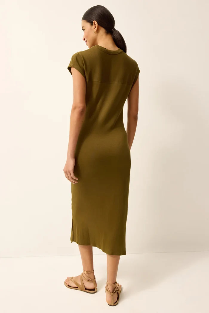Ma115 Green Tee Shirt Dress