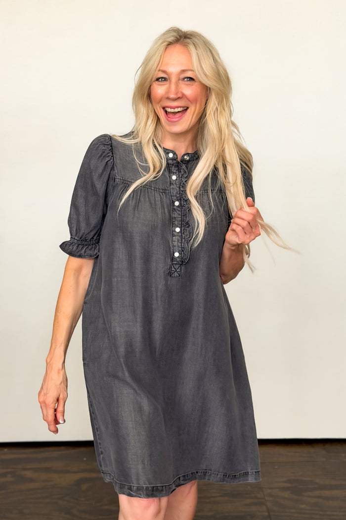Making It Work With Denim Dress