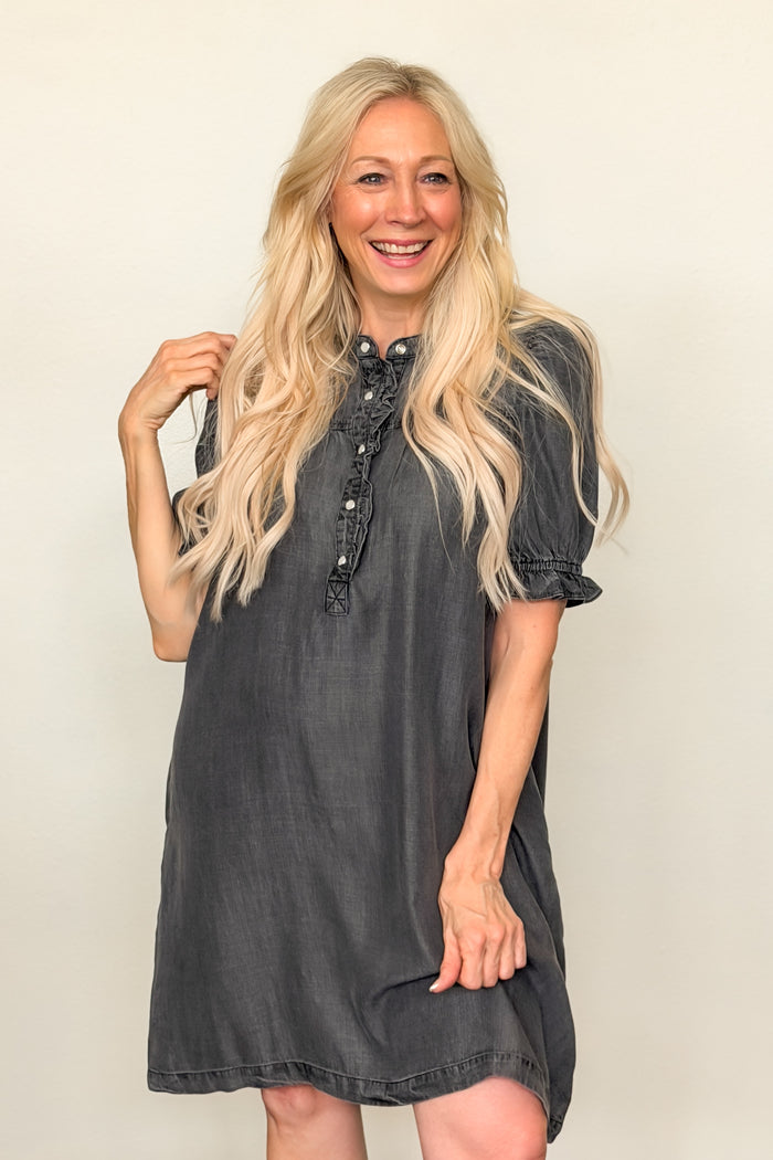 Making It Work With Denim Dress