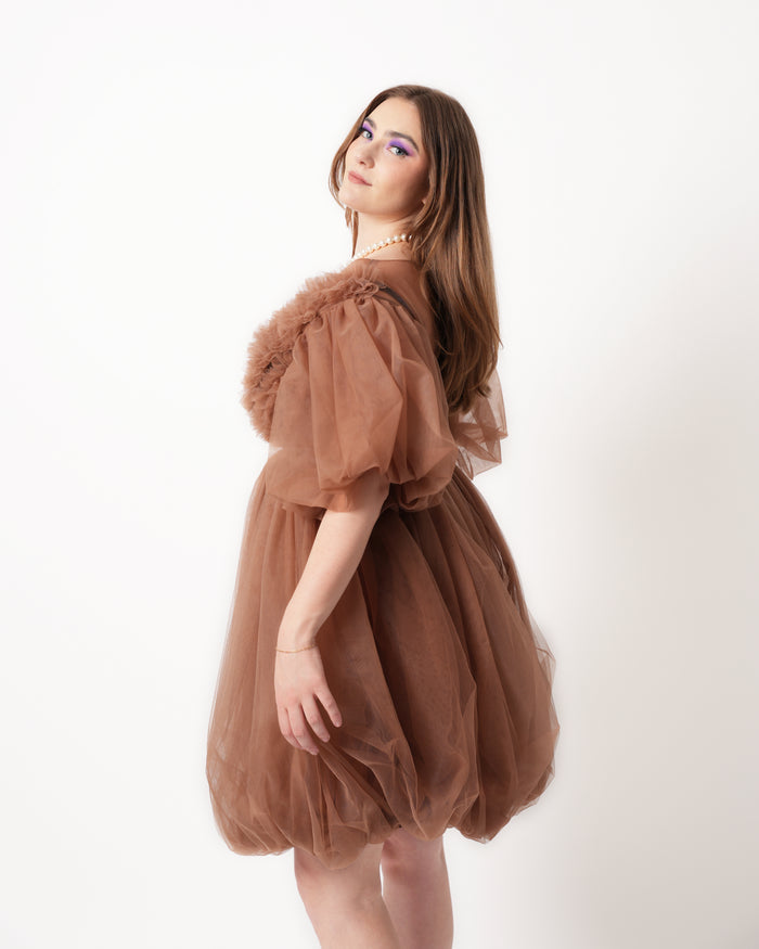 Mari Tulle Baby Doll Dress - Dimaz