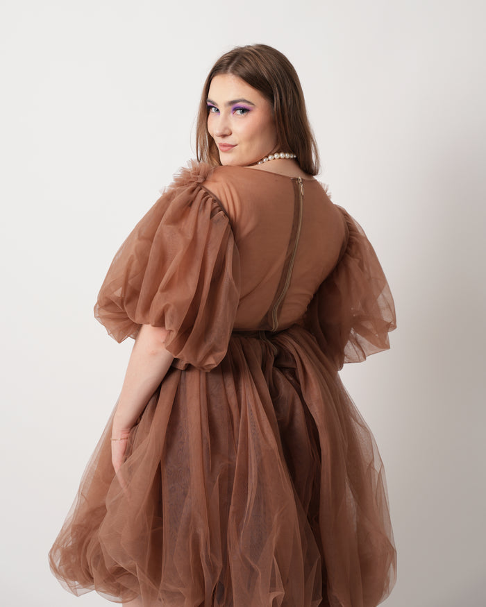 Mari Tulle Baby Doll Dress - Dimaz