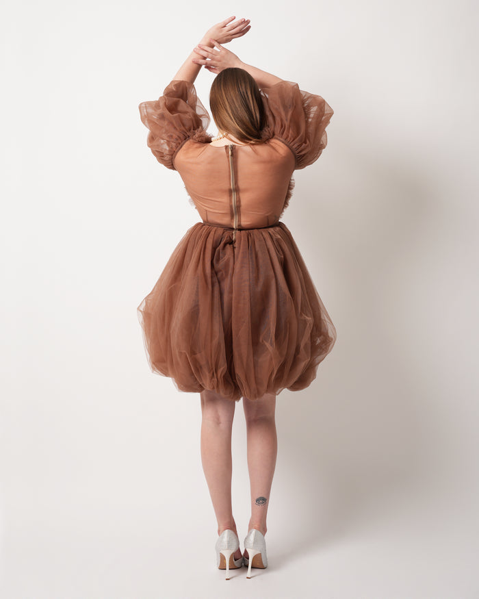 Mari Tulle Baby Doll Dress - Dimaz
