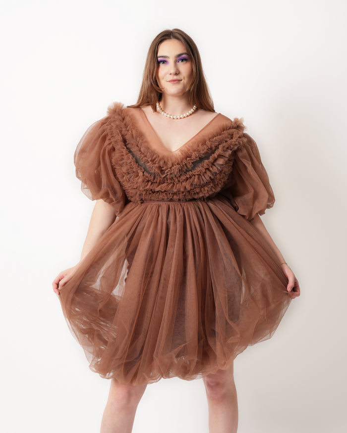 Mari Tulle Baby Doll Dress - Dimaz