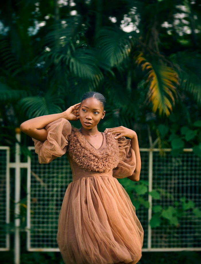 Mari Tulle Baby Doll Dress - Dimaz