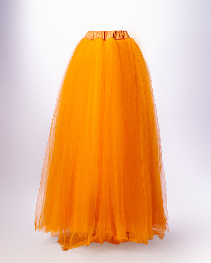 Mellow Drama Skirt - Layered Tulle Maxi Skirt - Dimaz