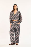 MESA PANTS | CHARCOAL BOTANICA