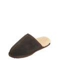 Mi Woolies - James Sheepskin Scuff/Slide Slipper in the colour Chocolate