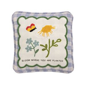 Mini Floral Embroidered Pillows