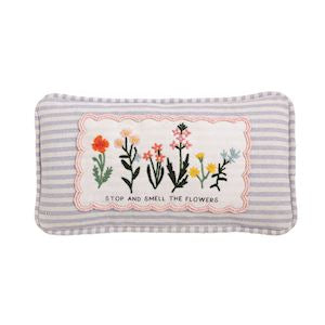 Mini Floral Embroidered Pillows