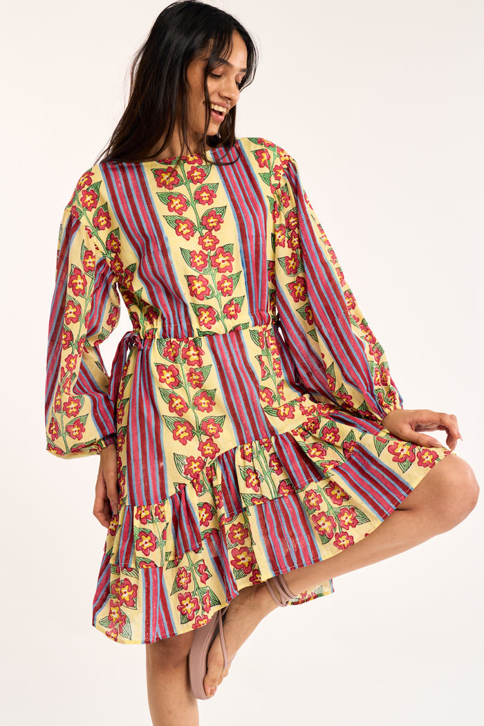 MIRA DRESS | BUTTERCREAM IRIS