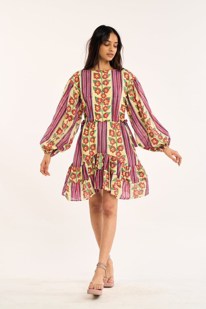 MIRA DRESS | BUTTERCREAM IRIS