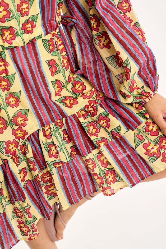 MIRA DRESS | BUTTERCREAM IRIS