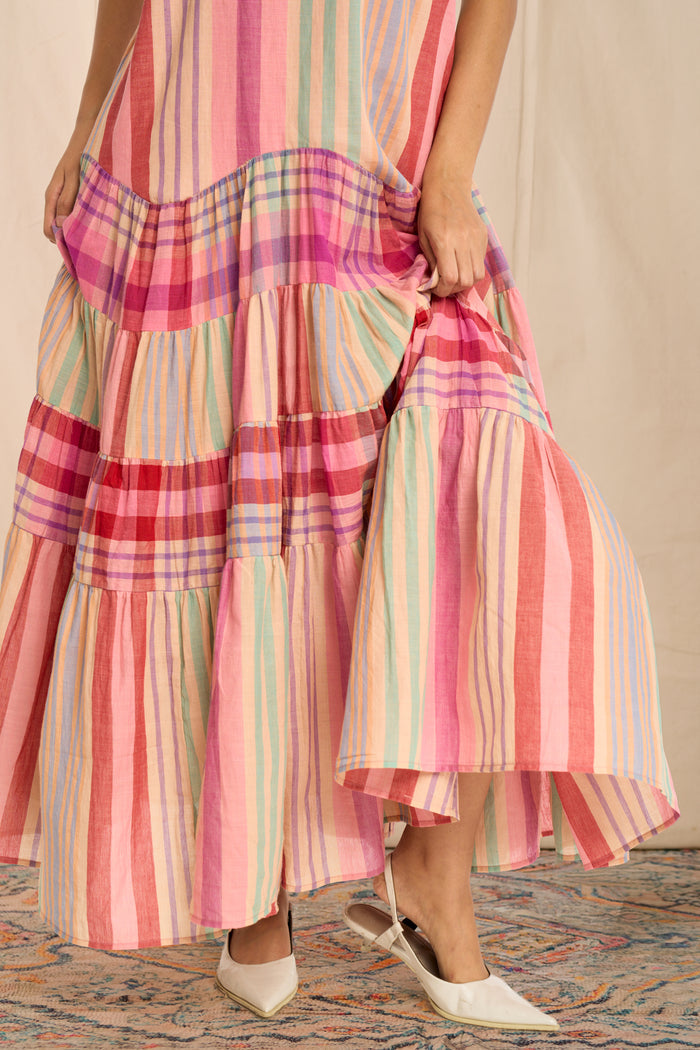 MORI DRESS | POPSICLE CHEX + STRIPE